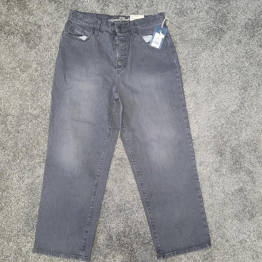 New women's 10 Target mom jeans Grey faded wash